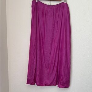 Eileen Fisher Double Layer Silk Skirt